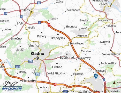 Mapa MICHELIN Vrapice - ViaMichelin