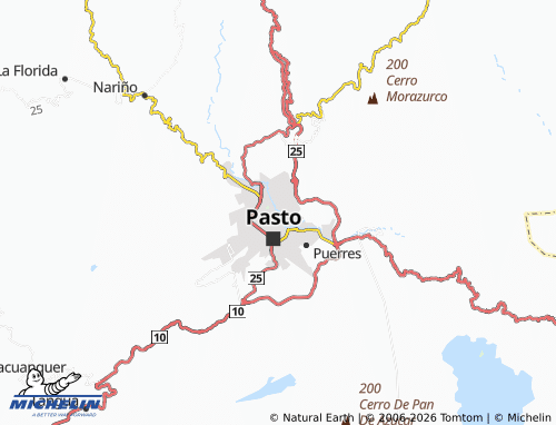 MICHELIN Los Dos Puentes map - ViaMichelin