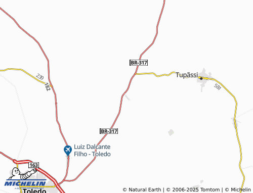 MICHELIN Bragantina map - ViaMichelin