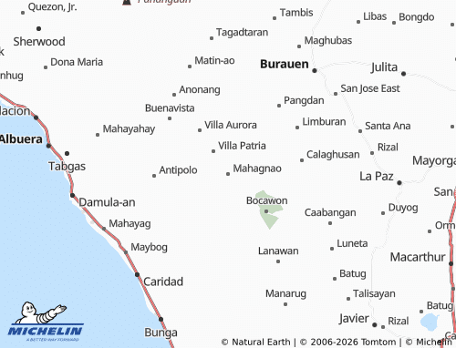 MICHELIN Mahagnao map - ViaMichelin