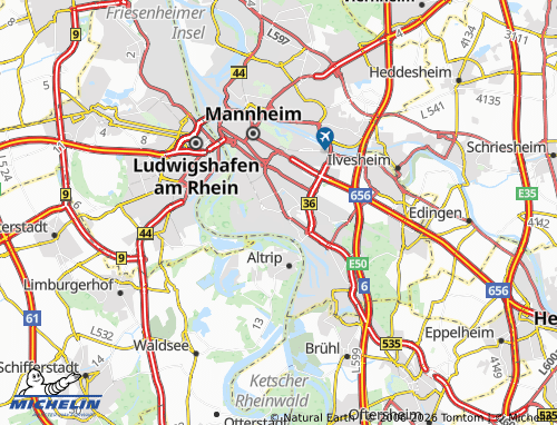 Mapa MICHELIN Neckarau - ViaMichelin
