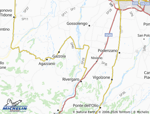 MICHELIN Pretta map - ViaMichelin