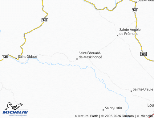 Carte MICHELIN Saint-Édouard-de-Maskinongé - ViaMichelin