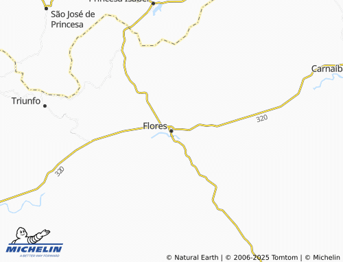 MICHELIN Flores map - ViaMichelin