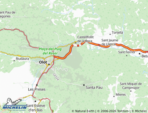 Mapa MICHELIN Beguda - ViaMichelin