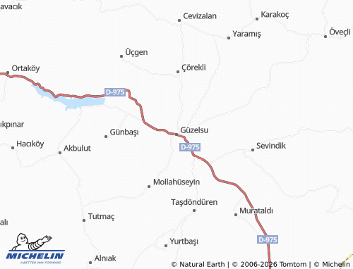 Mappa MICHELIN Güzelsu - ViaMichelin