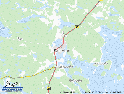 MICHELIN-Landkarte Kuhmoinen - ViaMichelin