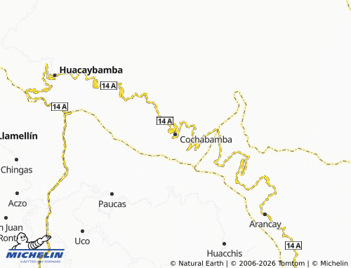 Carte MICHELIN Cochabamba - ViaMichelin