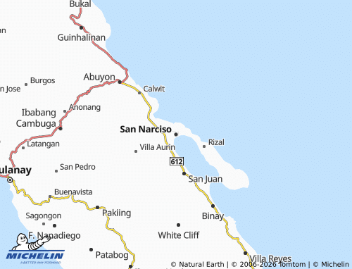 MICHELIN San Narciso map - ViaMichelin