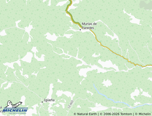 MICHELIN Vegapujín map - ViaMichelin
