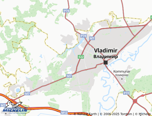 MICHELIN Nizhneye Sel'tso map - ViaMichelin