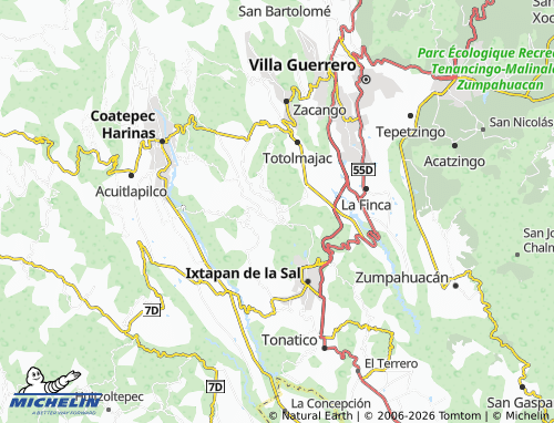 Mapa MICHELIN Ahuacatitlán - ViaMichelin