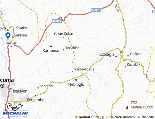 MICHELIN-Landkarte Sülek - ViaMichelin