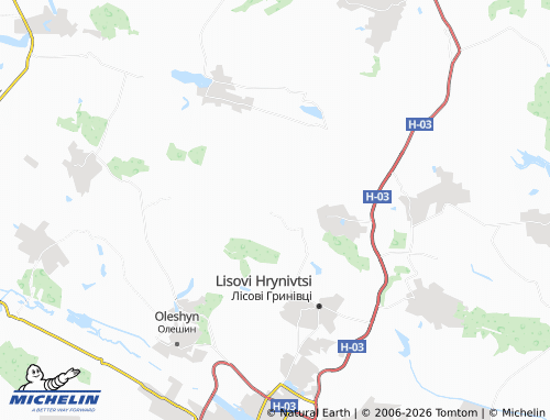 Kaart MICHELIN Klymashivka - ViaMichelin