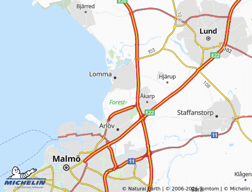 Mapa MICHELIN Alnarp - ViaMichelin