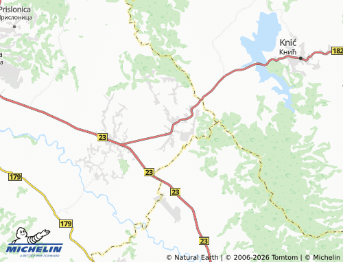 Mapa MICHELIN Bresnica - ViaMichelin