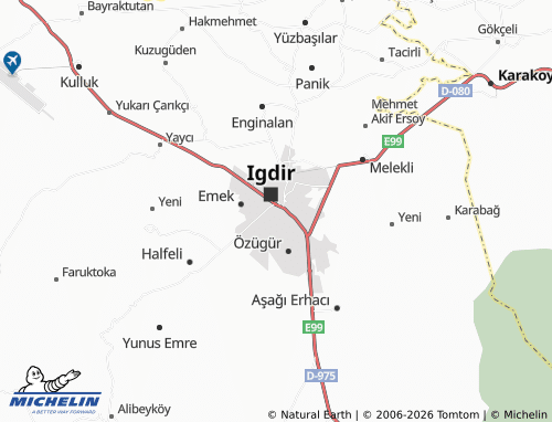 Mapa MICHELIN Karaağaç - ViaMichelin