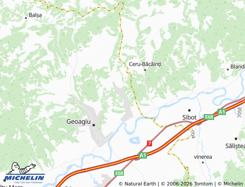Mappa MICHELIN Homorod - ViaMichelin