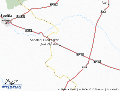Carte MICHELIN Sabalet Ouled Askar - ViaMichelin