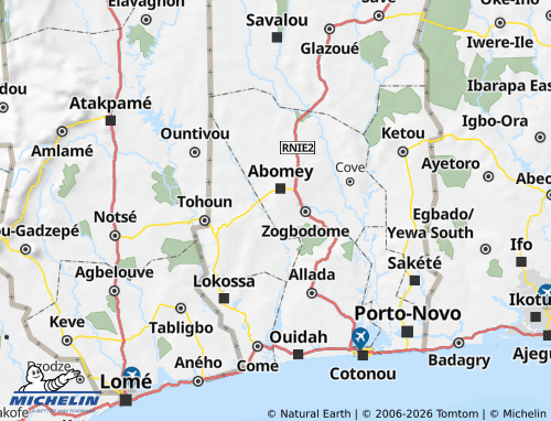 Mappa MICHELIN Agbangnizoun - ViaMichelin