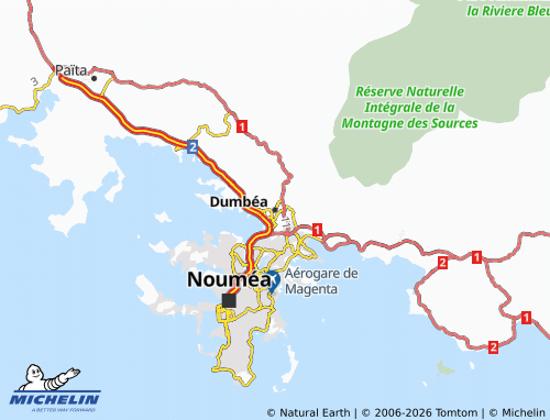 Mapa MICHELIN Dumbéa - ViaMichelin