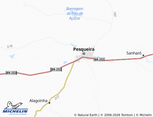 Mappa MICHELIN Central - ViaMichelin