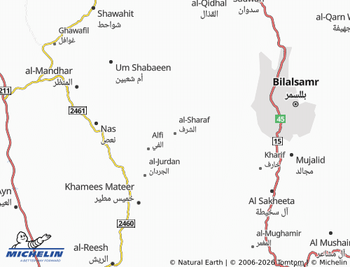 MICHELIN-Landkarte al-Sharaf - ViaMichelin