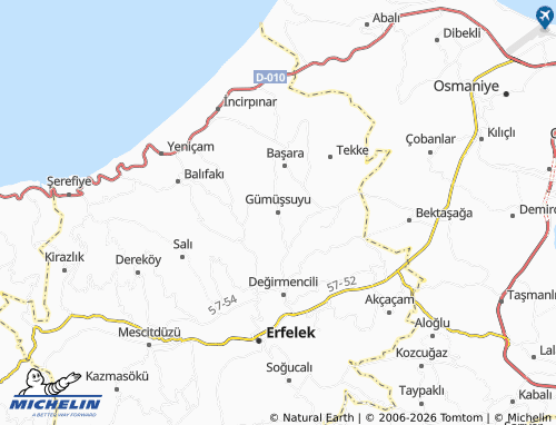 MICHELIN Gümüşsuyu map - ViaMichelin