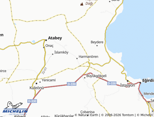 Mappa MICHELIN Harmanören - ViaMichelin