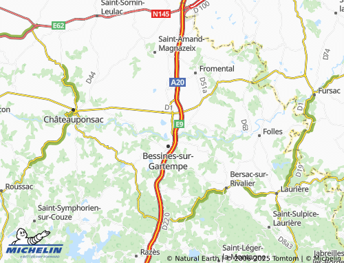 Mapa MICHELIN Le Landais - ViaMichelin