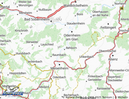 MICHELIN-Landkarte Rehborn - ViaMichelin