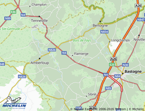 MICHELIN Flamierge map - ViaMichelin