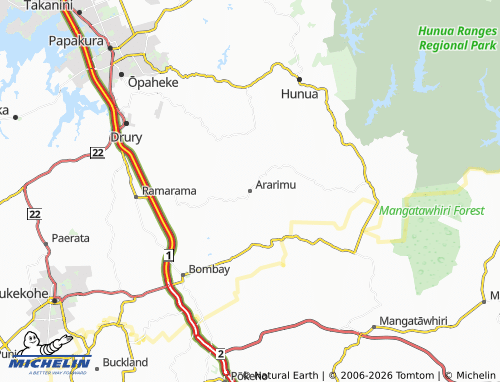 Mapa MICHELIN Ararimu - ViaMichelin