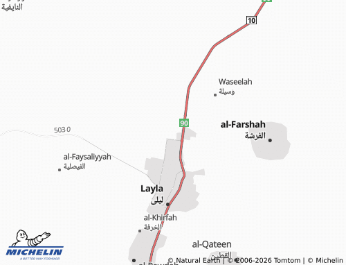 MICHELIN King Abdullah map - ViaMichelin