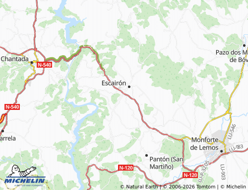 Mappa MICHELIN Licín - ViaMichelin