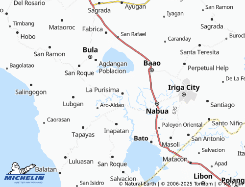 MICHELIN La Purisima map - ViaMichelin