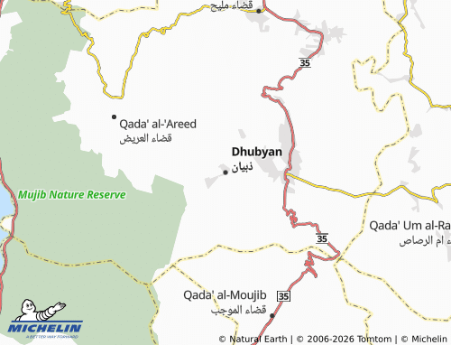 Mappa MICHELIN Dhubyan - ViaMichelin