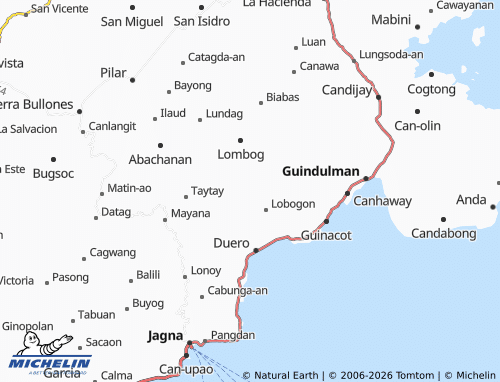 MICHELIN Danao map - ViaMichelin