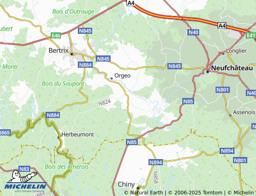 MICHELIN Saint-Médard map - ViaMichelin