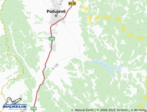MICHELIN Batllavë map - ViaMichelin