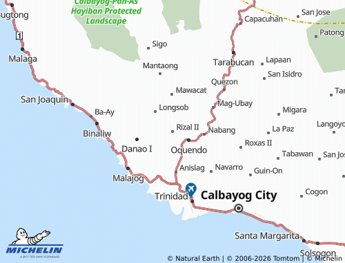 MICHELIN Rizal II map - ViaMichelin