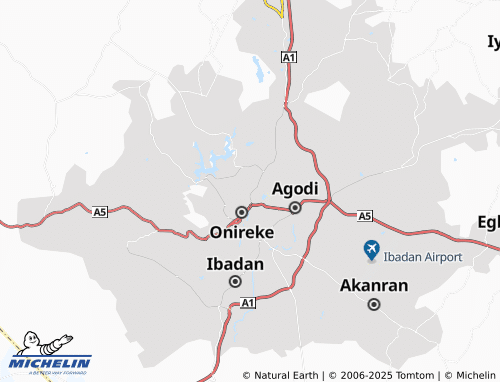 MICHELIN Ore Meji map - ViaMichelin