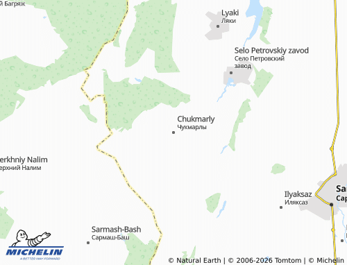 MICHELIN-Landkarte Chukmarly - ViaMichelin