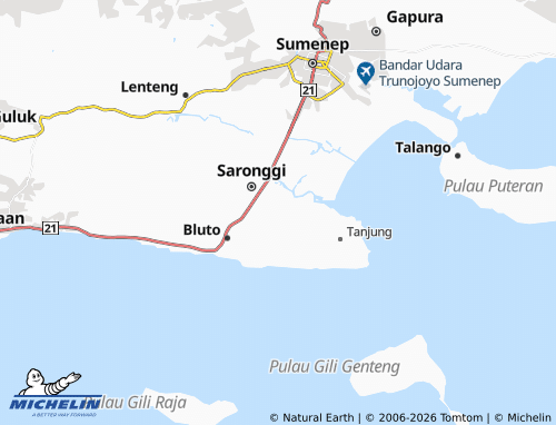 MICHELIN Saroka map - ViaMichelin