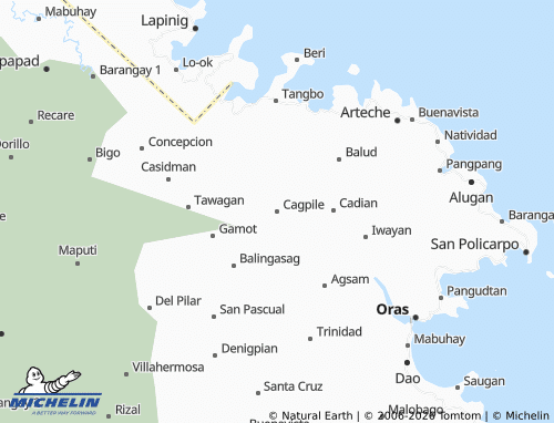 MICHELIN Cagpile map - ViaMichelin
