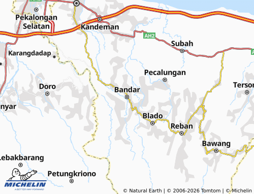 Mapa MICHELIN Bandar - ViaMichelin