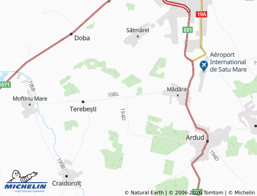 Mapa MICHELIN Gelu - ViaMichelin