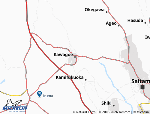 Kaart MICHELIN Kawagoe - ViaMichelin