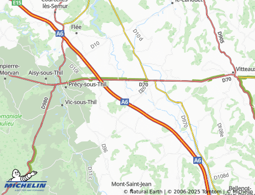 MICHELIN Ledavrée map - ViaMichelin
