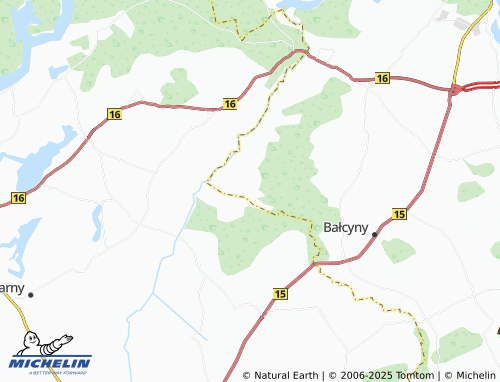 Mappa MICHELIN Gierłoż - ViaMichelin